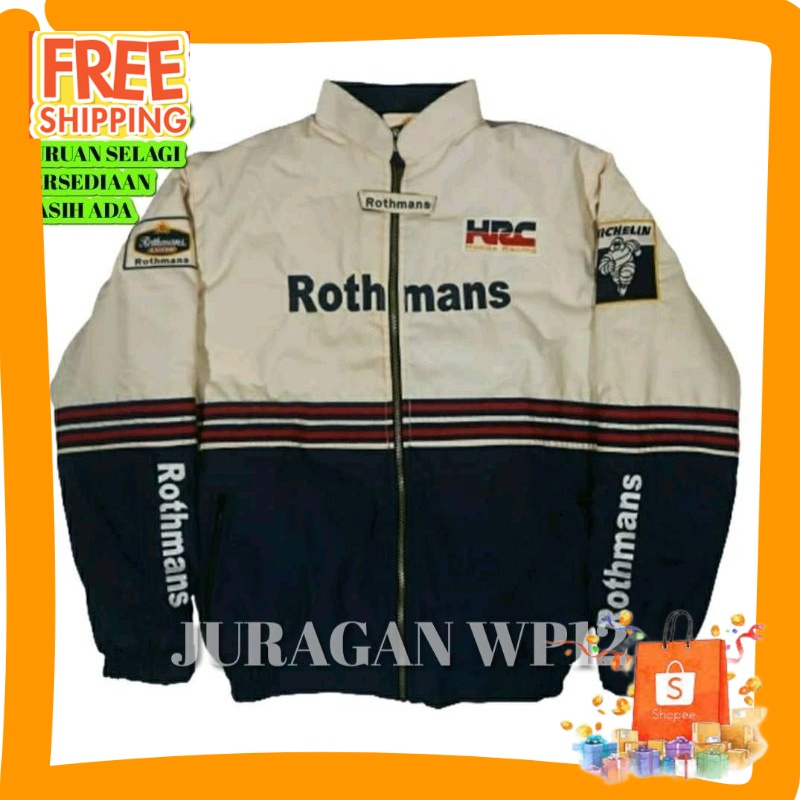 JAKET NASCAR VINTAGE TERMURAH/ JAKET HONDA HRC ROTHMANS