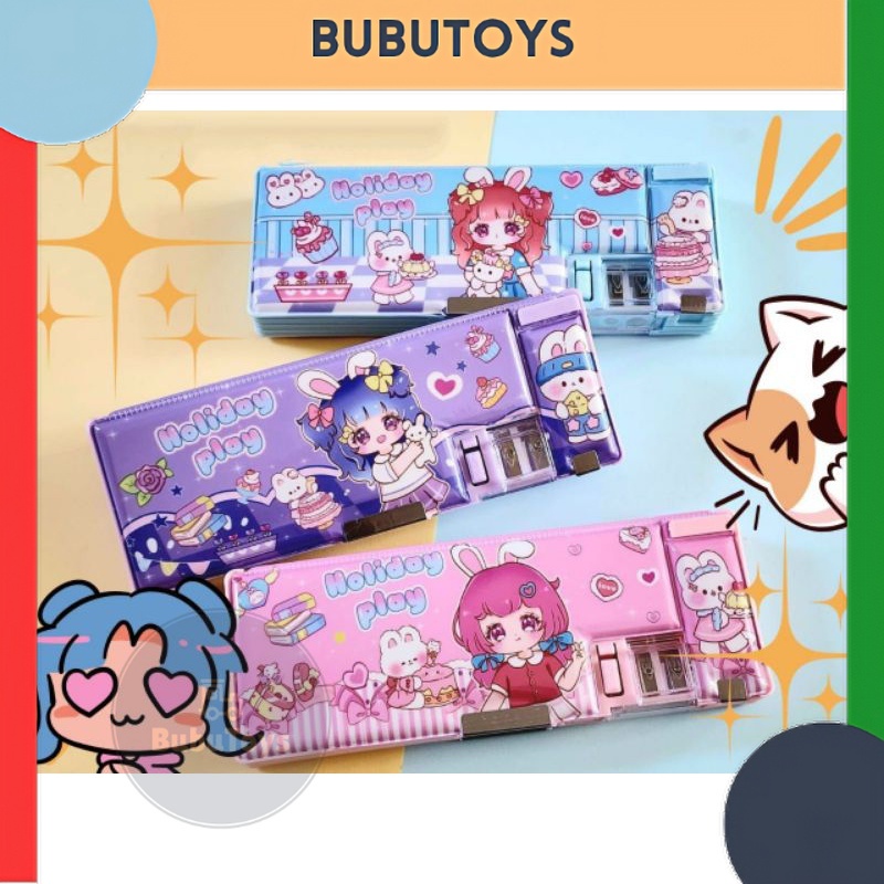 

Tempat Pensil Multifungsi Motif Unicorn / Dinosaurus / Astronot Untuk Anak