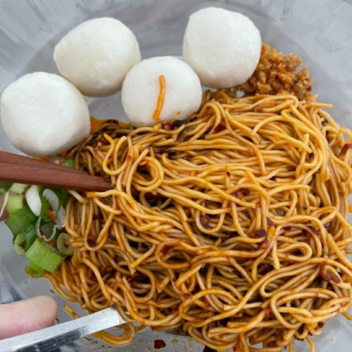 

Dried Mee Pok Noode Mie Keci