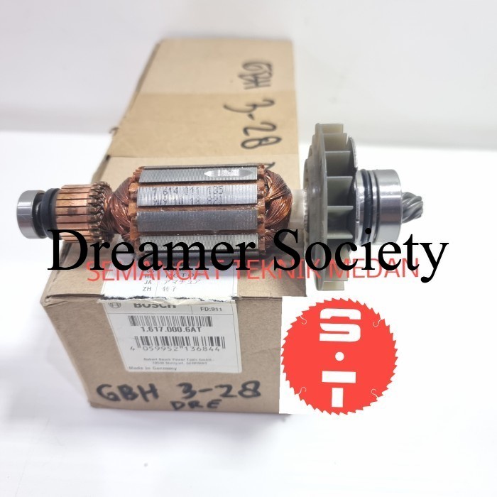 Berkualitas GBH3-28DRE ARMATURE ANGKER BOR ROTARY HAMMER BOSCH GBH 3 - 28 DRE TGM871