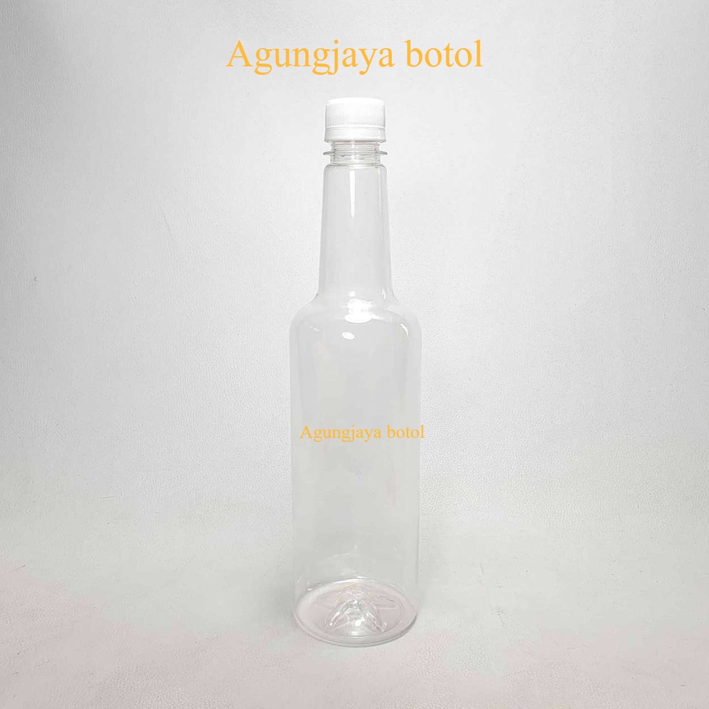 Botol Marjan 750 ml  Natural Tutup Sanno / Tutup Pocari /  Botol Plastik / Botol Marjan / Botol Madu
