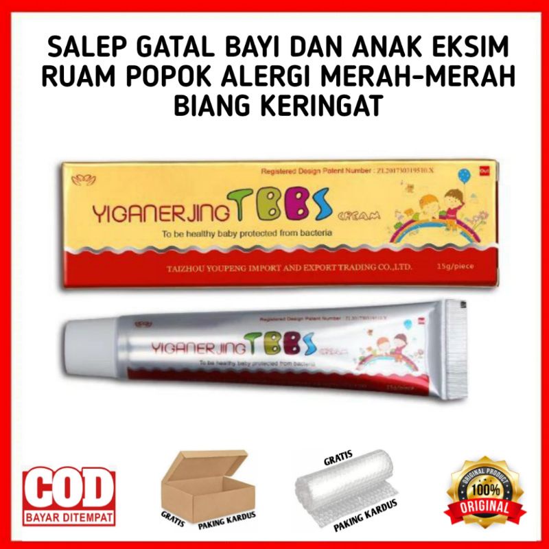 SALEP GATAL BAYI DAN ANAK EKSIM RUAM POPOK ALERGI MERAH-MERAH BIANG KERINGAT New