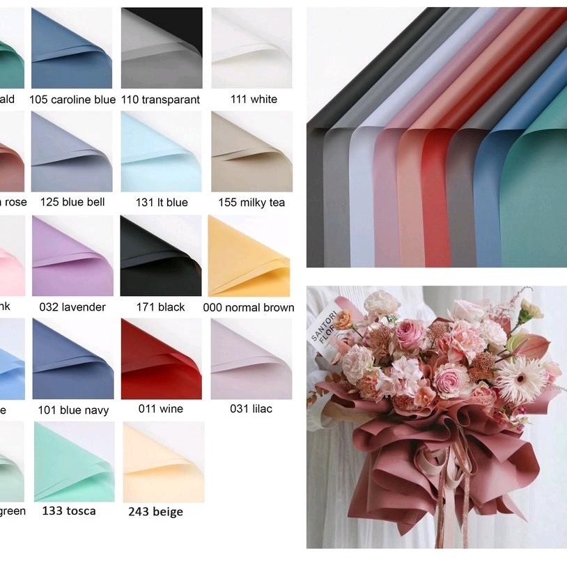 

5 Lembar Cellophane Polos tanpa List/garis pinggir