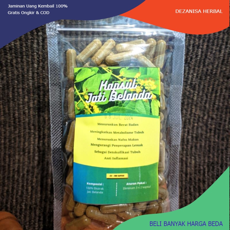 

Kapsul Jati Belanda isi 100 kapsul