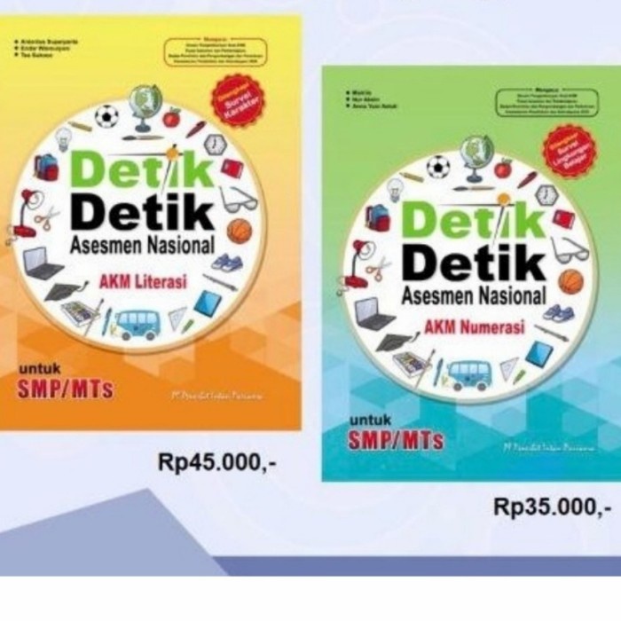 ⭐BARU (DISKON)⭐ Detik AN SMP 2021 Asesmen Nasional SMP / MTs AKM Numerasi dan Literasi - tanpa kunci