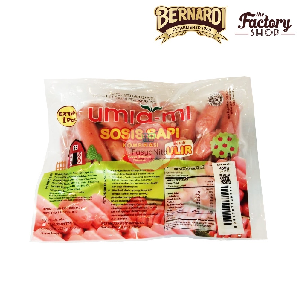 

Umiami Sosis Sapi Ulir 50bj