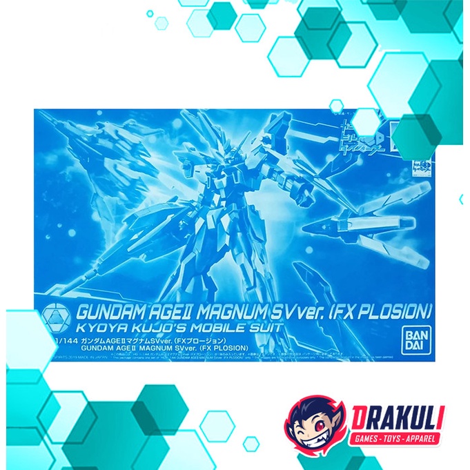 BANDAI Plamo HGBD Gundam Age II Magnum SV ver. (FX Plosion)