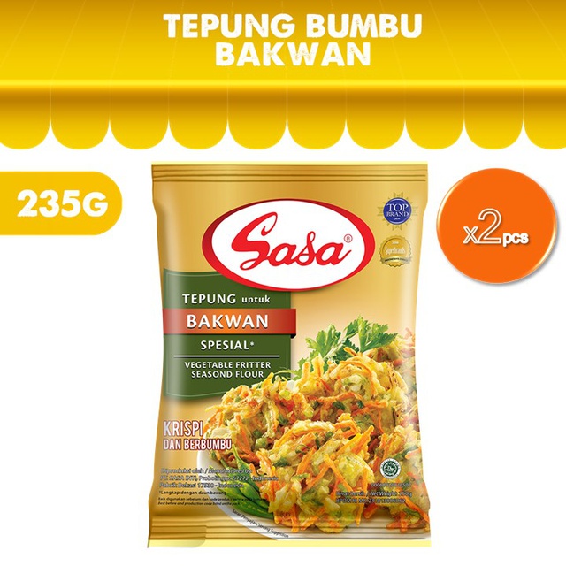 

Sasa Tepung Bumbu Bakwan 2 x 235 gr