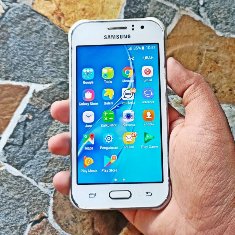(4G) AMOLED DISPLAY SAMSUNG GALAXY J1 ACE HP ANDROID SECOND MURAH