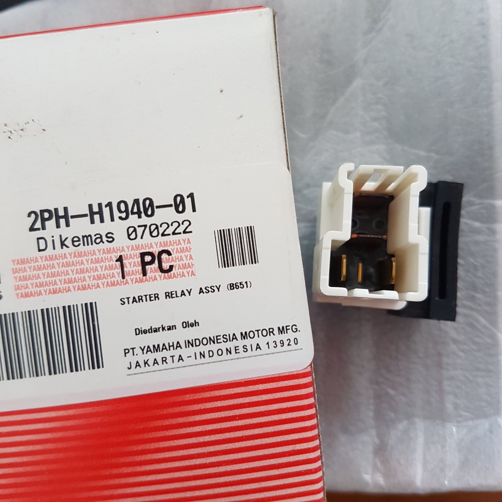 RELAY SWITCH STATER 2PH MIO M3 CW 2PH-H1940-01 ORIGINAL YAMAHA