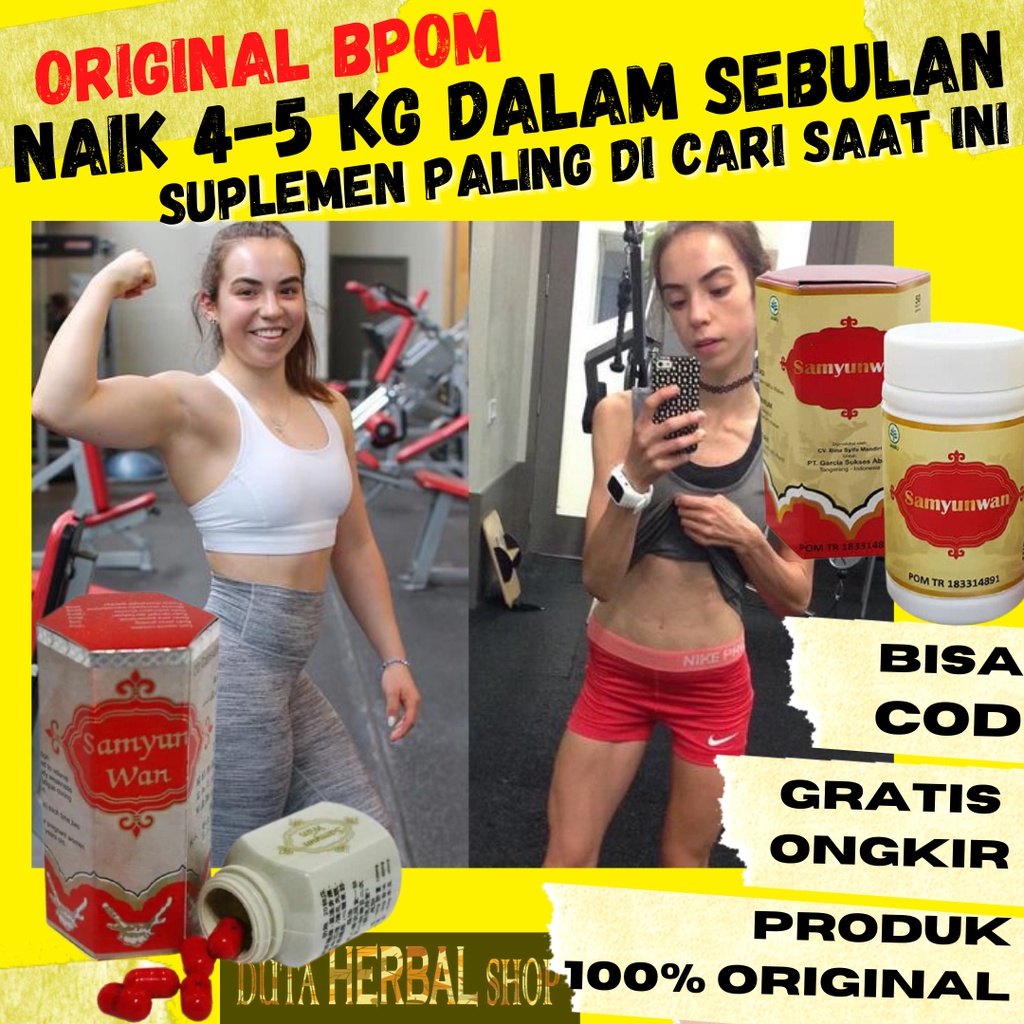 Penggemuk Badan Penambah Nafsu Makan Obat Gemuk Badan Penambah Berat Badan Semok Montok Obat