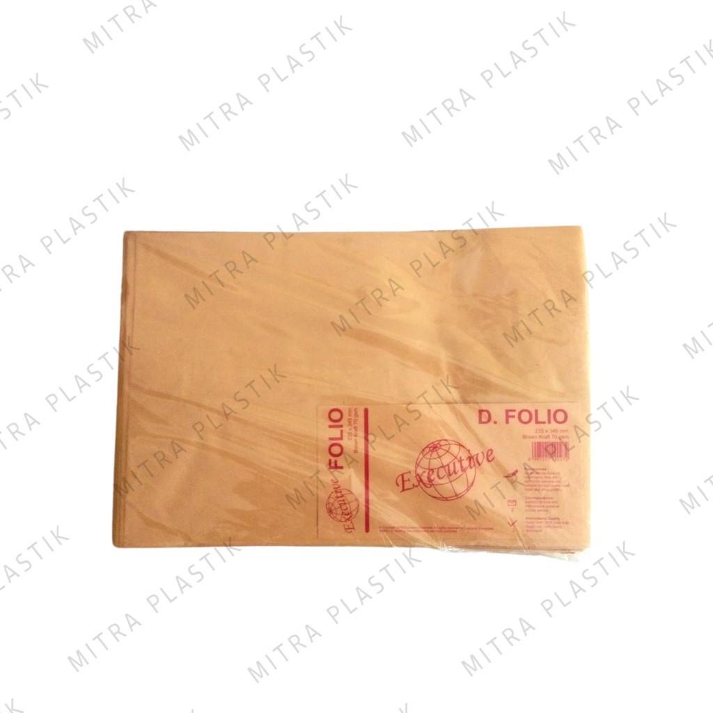 

HJK Amplop Coklat D FV isi 100 pcs / Amplop Kertas Envelope Besar Cokelat