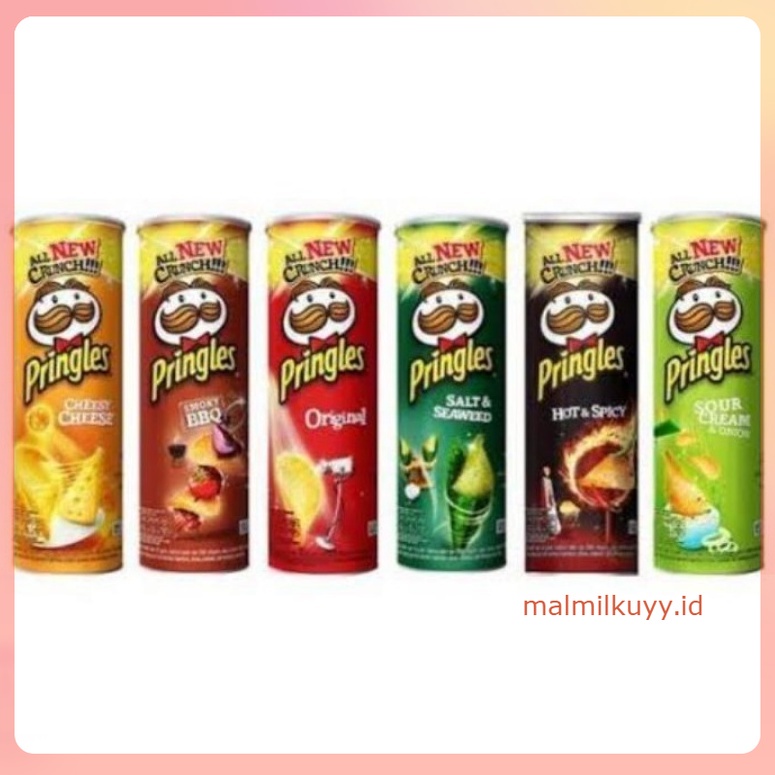 

PRINGLES ORIGINAL 107 GRAM POTATO MINI MURAH KERIPIK KENTANG 107gr CHEESY CHEESE SOUR CREAM SEAWEED HOT AND SPICY CEMILAN ANAK GROSIR CAMILAN MURAH MAKANAN RINGAN KERUPUK KRIPIK