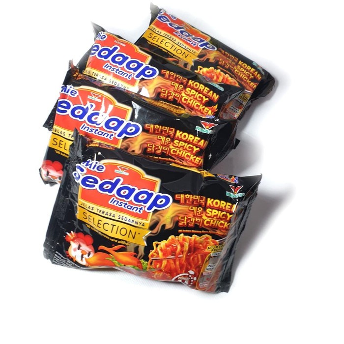 

Mie Instan 4x mie sedap MI SEDAP korean spicy chicken mie rasa ayam pedas