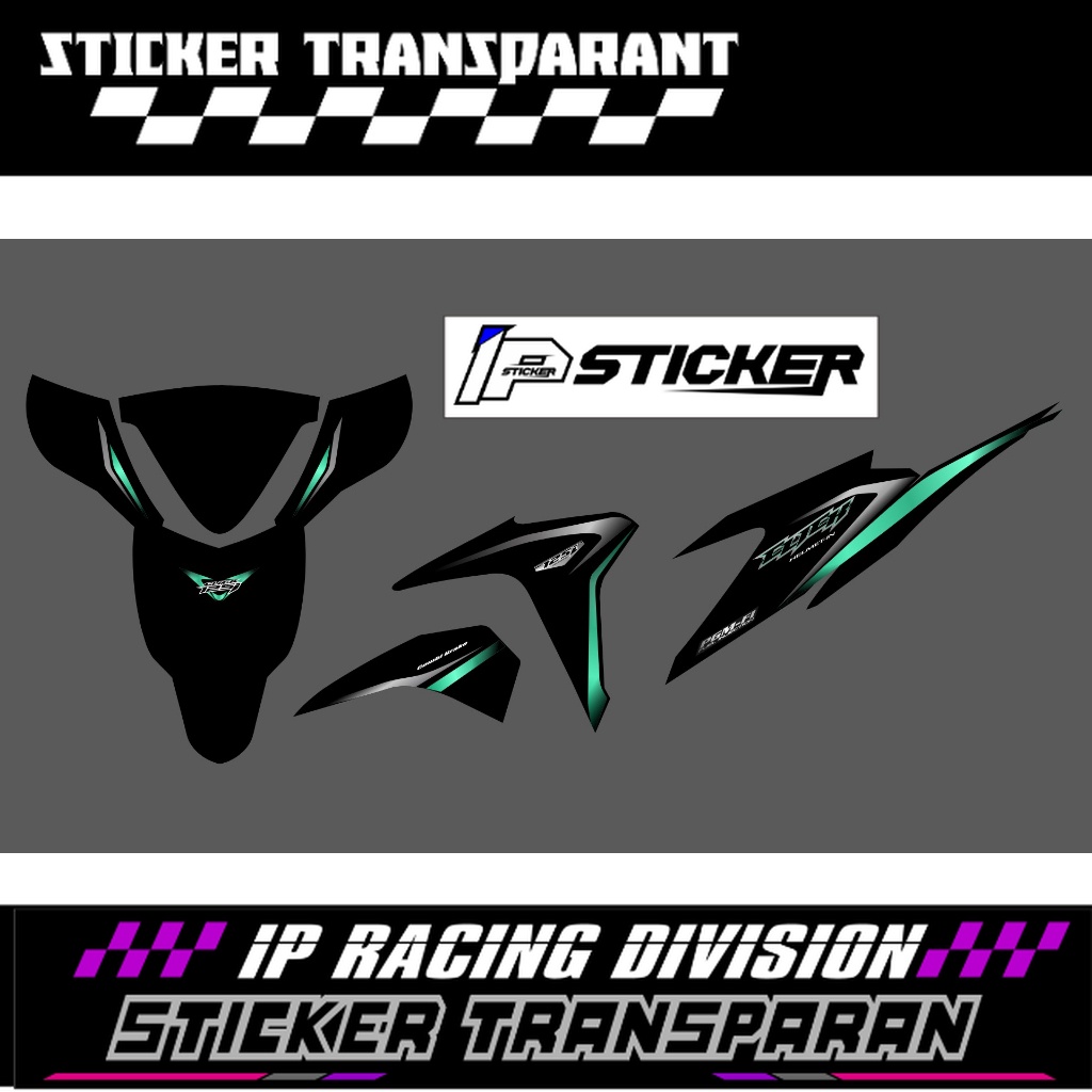 STICKER STRIPING TRANSPARAN VARIO 125 OLD RACING