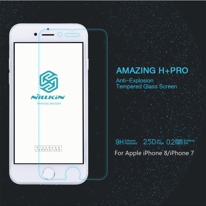 Nillkin Amazing Tempered Glass Back Belakang iPhone 8 Plus Clear