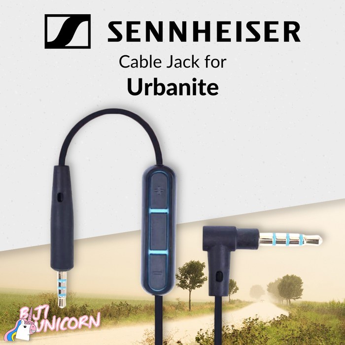Cable Jack Aux Microphone Audio Headphone Sennheiser Urbanite Kabel