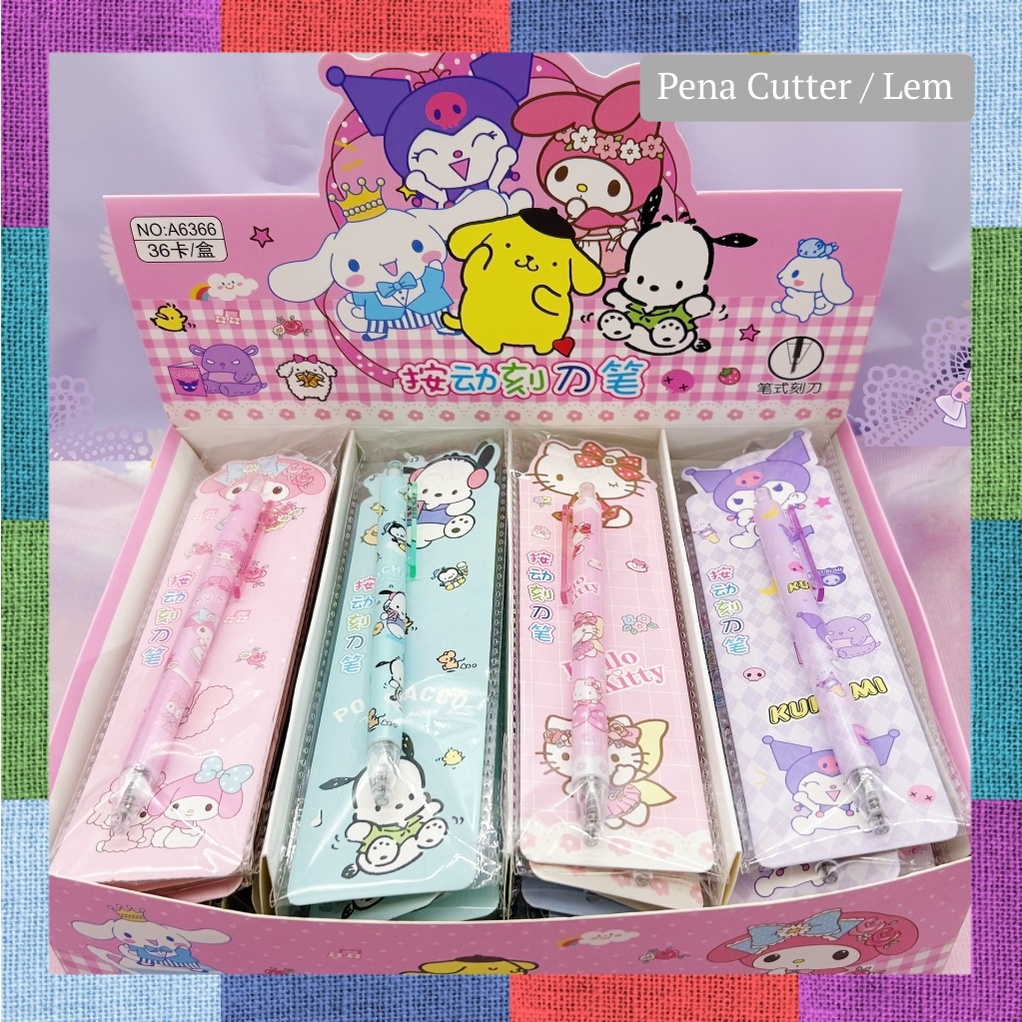 

Pena Cutter Pulpen pen pisau ukir pemotong kertas stiker lucu - (GG0279)