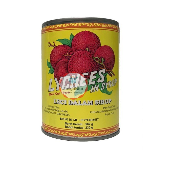 

Lychee in Syrup 567 gr (Leci Kaleng) Mei Kui Hwa