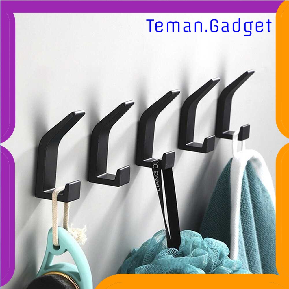 TG - ART CRMBO Gantungan Dinding Kapstok Hook Hanger Aluminium 5 PCS - CR306