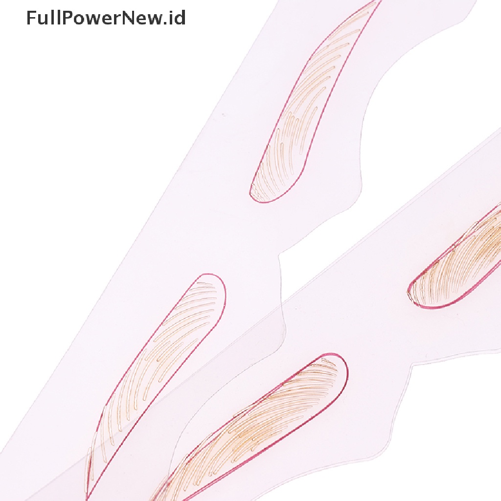 Power 12gaya Pembentuk Alis Membentuk Stensil Grooming Pesona Template Alat Makeup Kit ID