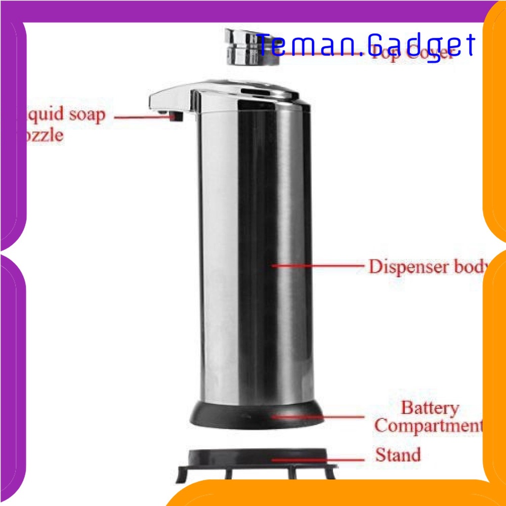 TG - ART Svavo Dispenser Sabun Cuci Tangan Otomatis Stainless Steel - AD-03