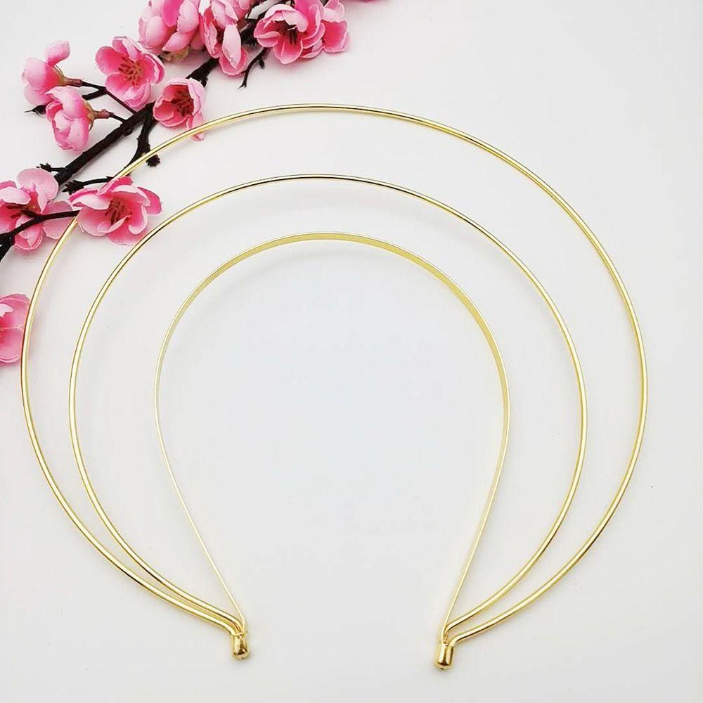 Rebuy Women DIY Headband Simple Goddess Hairbands Multi-layer Angel Gold Hairbands Non Slip Hairbands Bridal Wedding Headband Metal Band Headpiece Halo Rambut Mahkota
