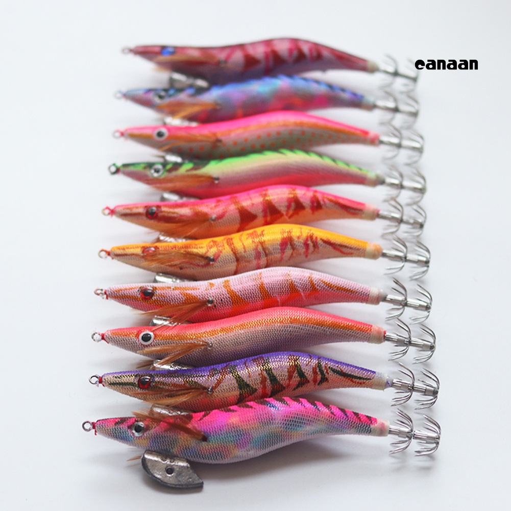 Cnn-10pcs Luminous Saltwater Squid Jig Cuttlefish Fishing Lure Umpan Tackle Dengan Pengait