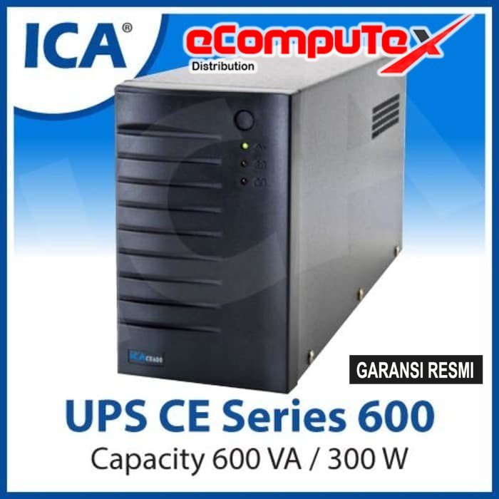 UPS ICA CE-600 CE600 600VA / 300 WATT LINE INTERACTIVE GARANSI RESMI