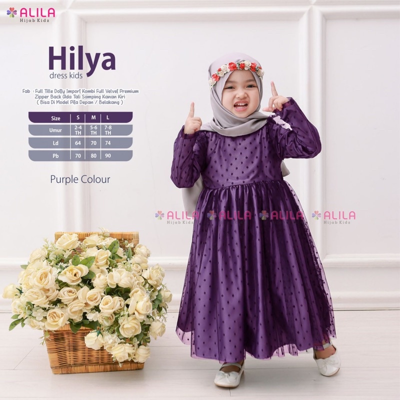 HILYA DRESS KIDS Ori By ALILA