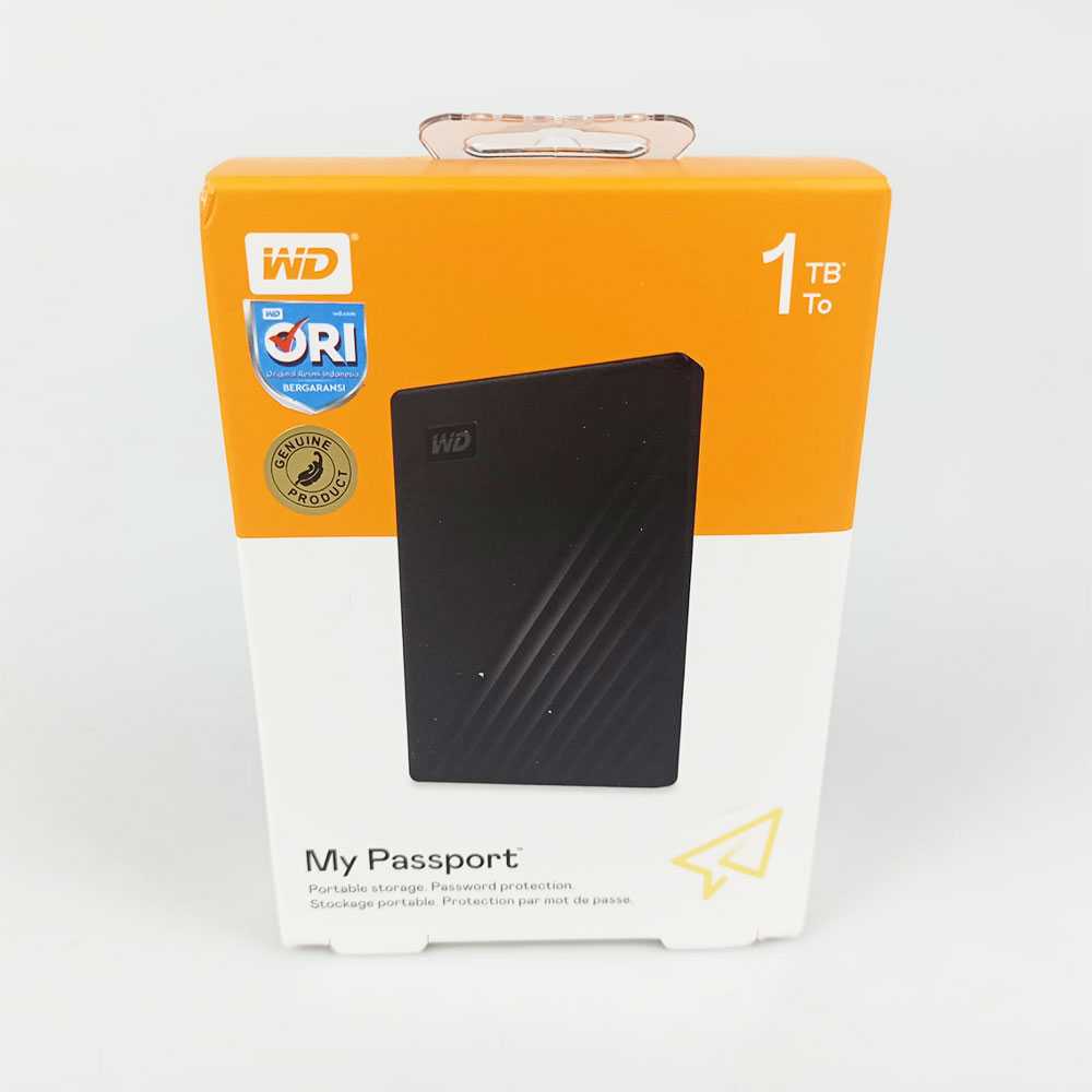 Hard Disk Eksternal PC Komputer Laptop USB 3.2 Passport