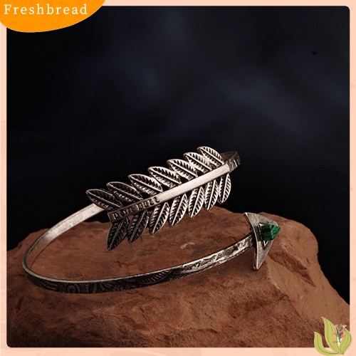 &lt; Freshbread &gt; Wanita Swirl Spiral Tribal Arrow Upper Arm Cuff Bangle Gelang Armlet Jewelry