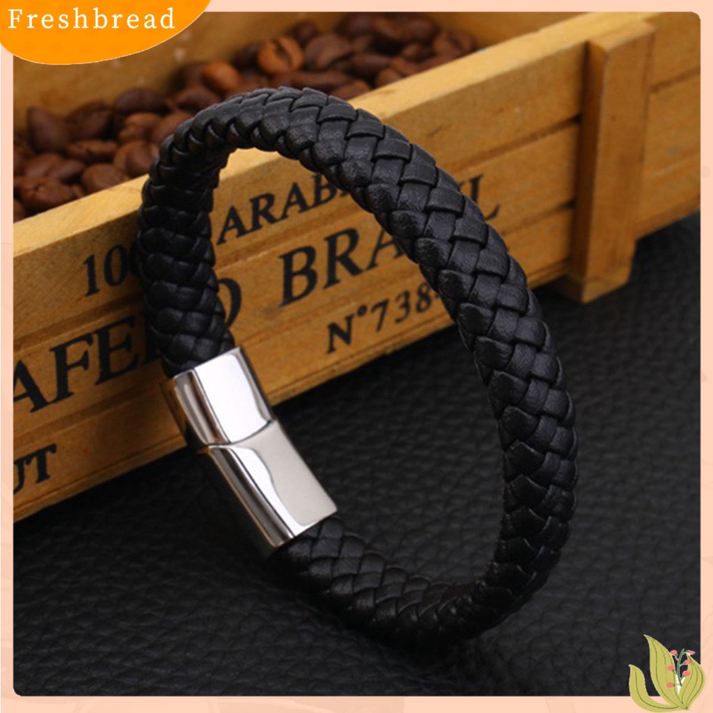 &lt; Freshbread &gt; Gelang Pria Vintage Punk Gesper ic Male Bangle Untuk Pakaian Sehari-Hari