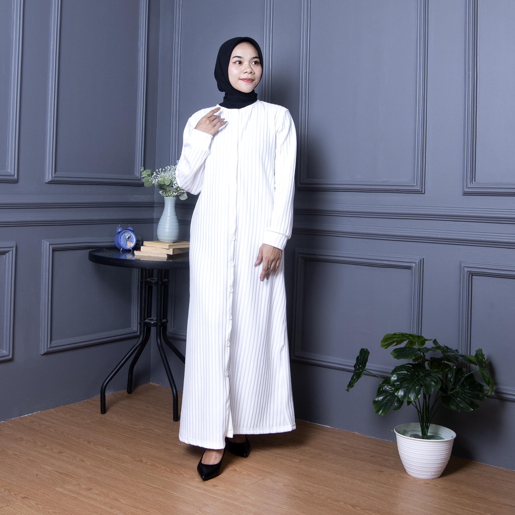 ZASKIYA - Tammy Long Dress Wanita Baju Lebaran 2023