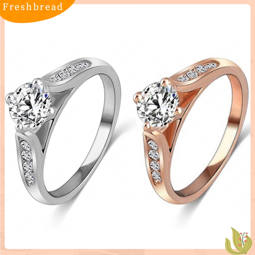 &lt; Freshbread &gt; Cincin Simple Inserted Charming 2warna Cincin Simple Hias Untuk Natal