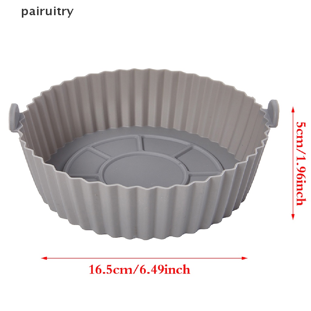 Prt 16.5 cm Air Fryer Silicone Pot Air Fryer Basket Liner Anti Lengket Oven Baking Tray PRT