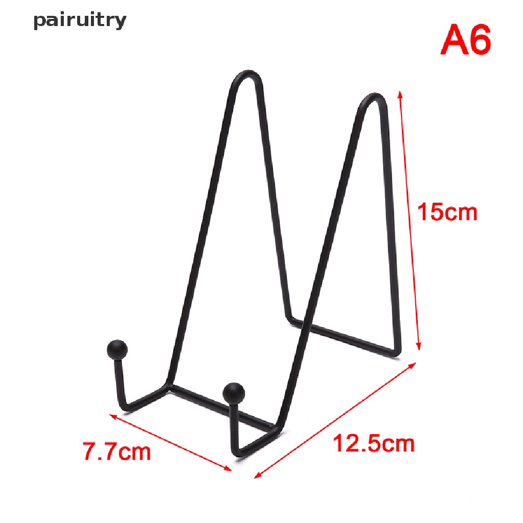 Prt Plate Display Stand Gambar Easel Stand Piring Besi Holder Display PRT