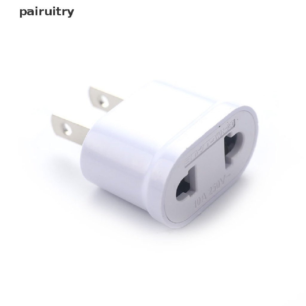 Steker PRT US to EU Plug Bulat Dan Gepeng Colokan Konversi Dual Purpose Converter Socket PRT