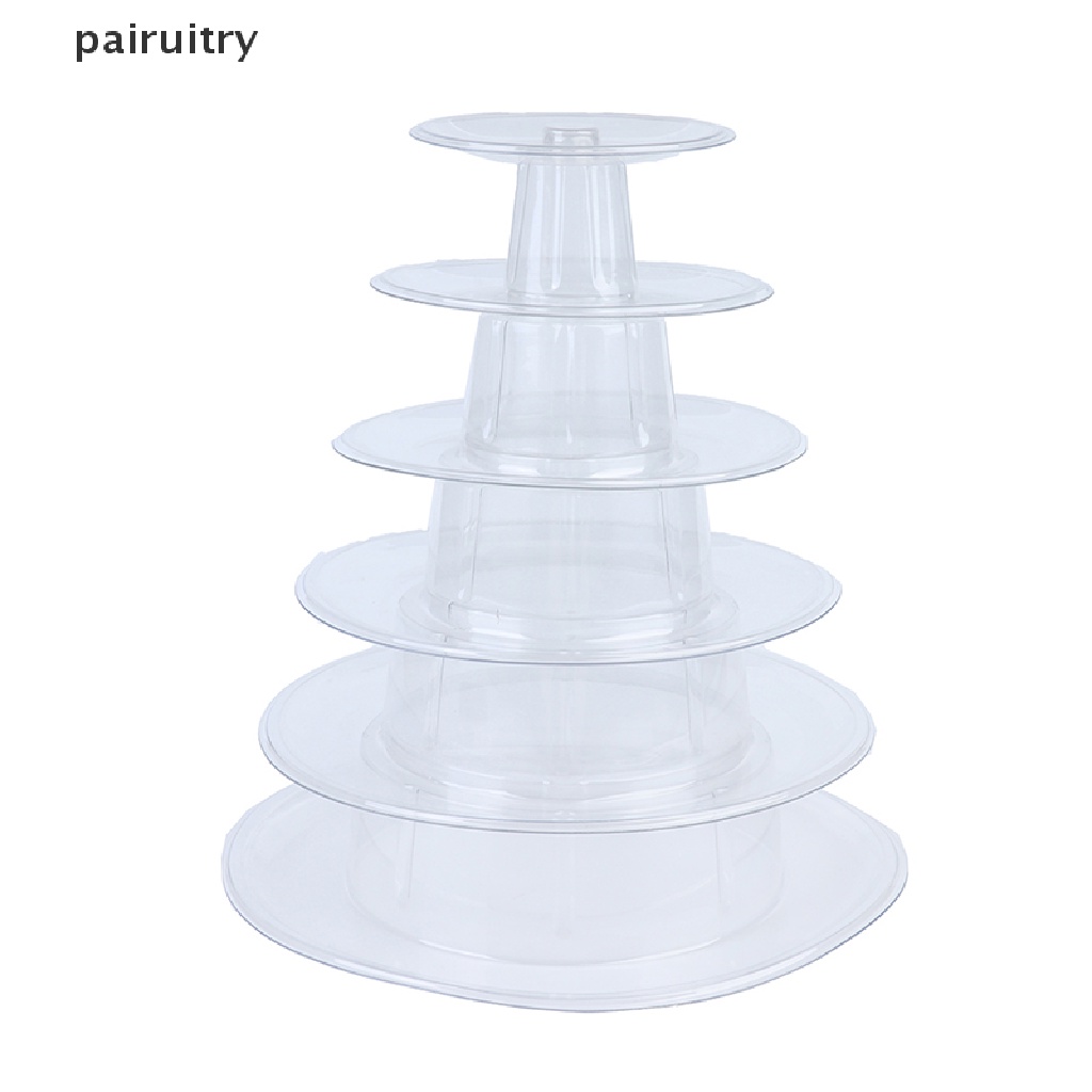 Prt 6susun Macaron Display Stand Cupcake Tower Rack Stand Tray Untuk Pernikahan Ulang Tahun PRT