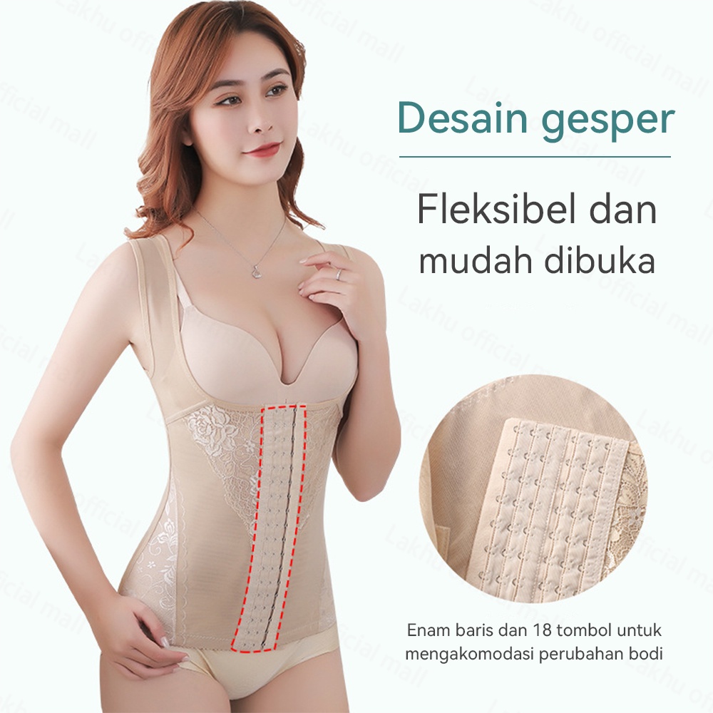 Lakhu Body Shaper Korset Pelangsing Perut Buncit Wanita Import