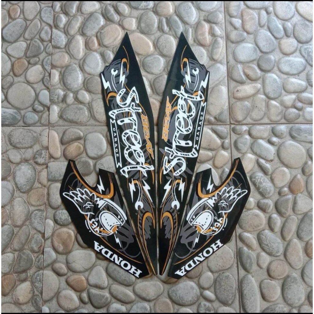 Stiker striping Honda Beat street 2021 Fullbodi