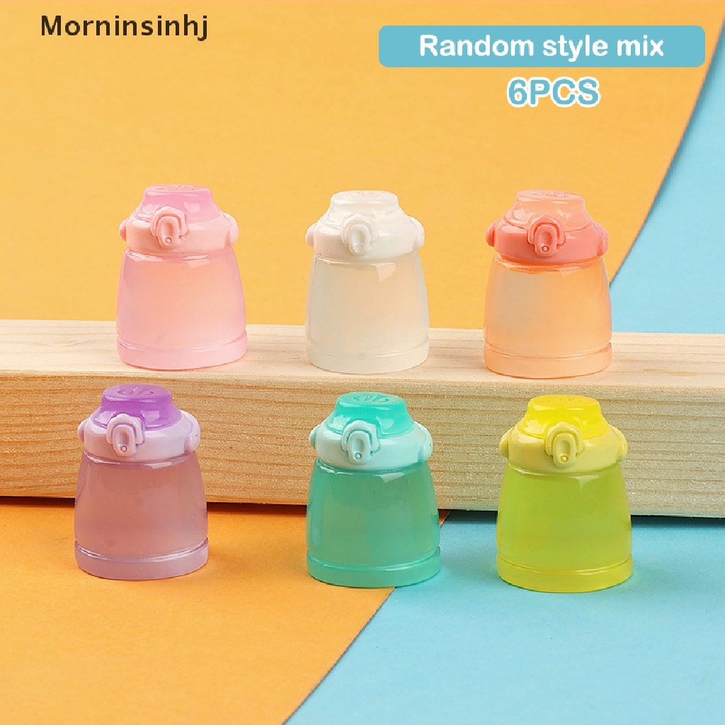 Mornin 6Pcs Simulasi Tiga Dimensi Luminous Belly Cup Handmade DIY Dekorasi Mainan Resin id