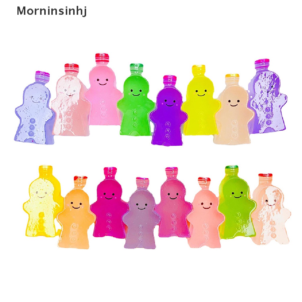 Mornin 2pcs Luminous Miniatur Gingerbread Man Angka Ornamen Lanskap Mikro Kartun Bercahaya Dalam Gelap Mainan Boneka id