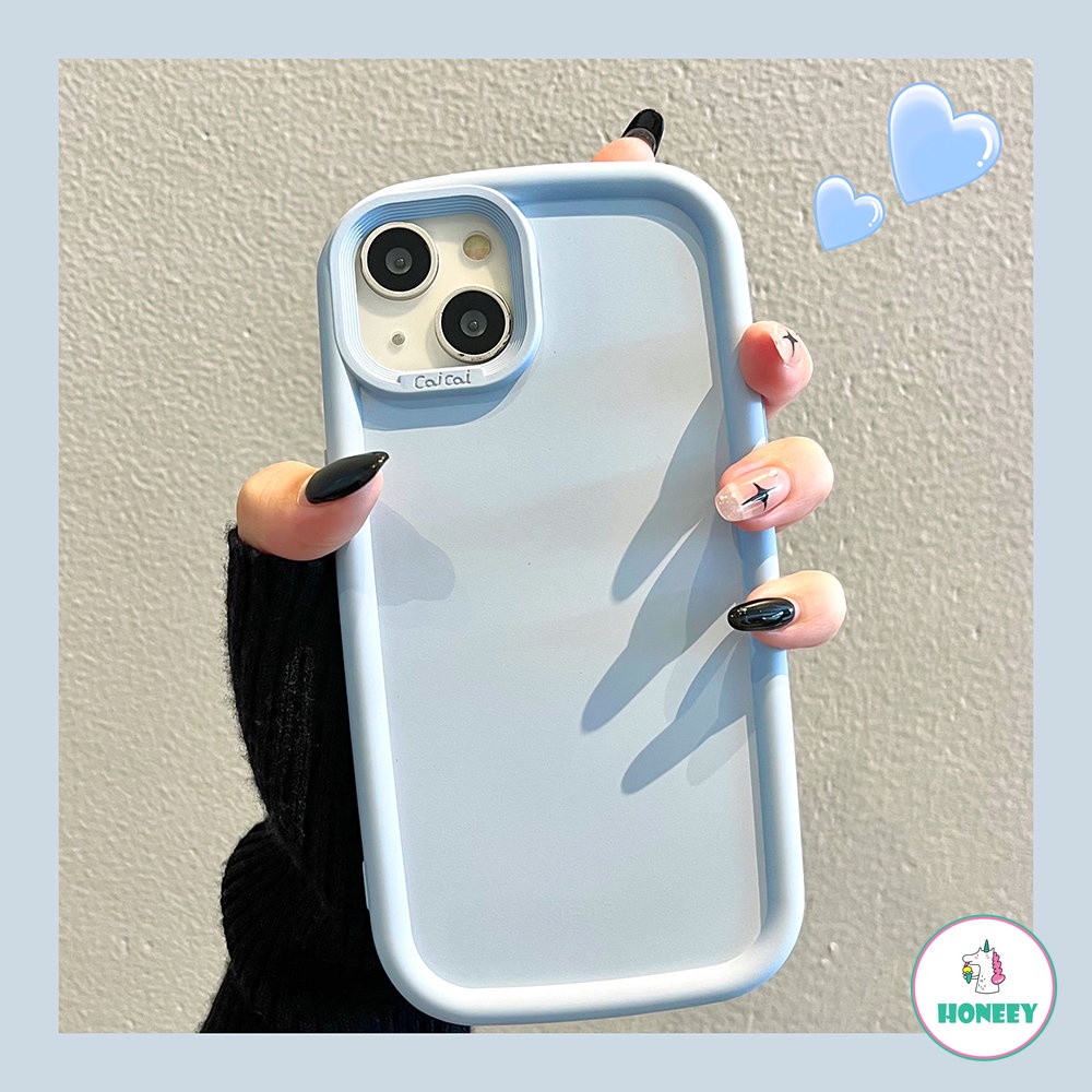 IPHONE Ins Segar Warna Permen Lucu Oval Case Kompatibel Untuk Iphone13 12 11 14 Pro Max Slide Perlindungan Lensa Shockproof Lembut TPU Cover