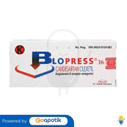 BLOPRESS 16 MG BOX 14 TABLET