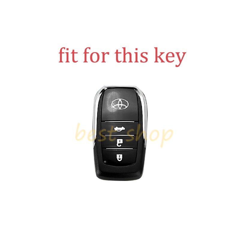 Toyota Key Cover Case Gantungan Kunci Mobil Untuk Toyota Hilux Rogue Harrier Camry Vellfire Alphard yaris Aksesoris