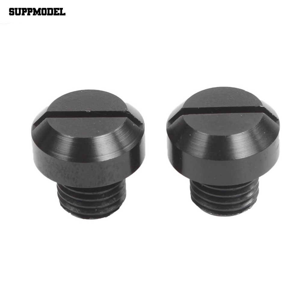 Suppmodel 2Pcs Sekrup Spion Motor Desain Minimalis M8 M10 Kaca Spion Drat Lubang Colokan Baut Mudah Dipasang Untuk Suzuki/Untuk Honda/Untuk Yamaha/Untuk Kawasaki