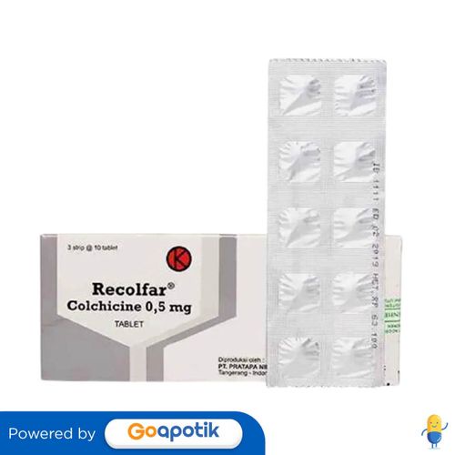 RECOLFAR 0.5 MG BOX 30 TABLET