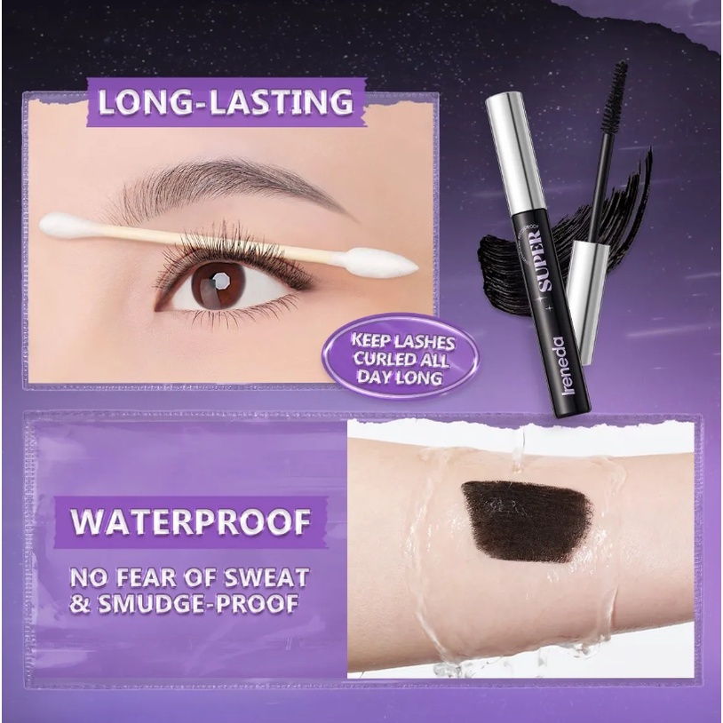 (READY &amp; ORI) IRENEDA Super Lengthening Waterproof Mascara IR-E03