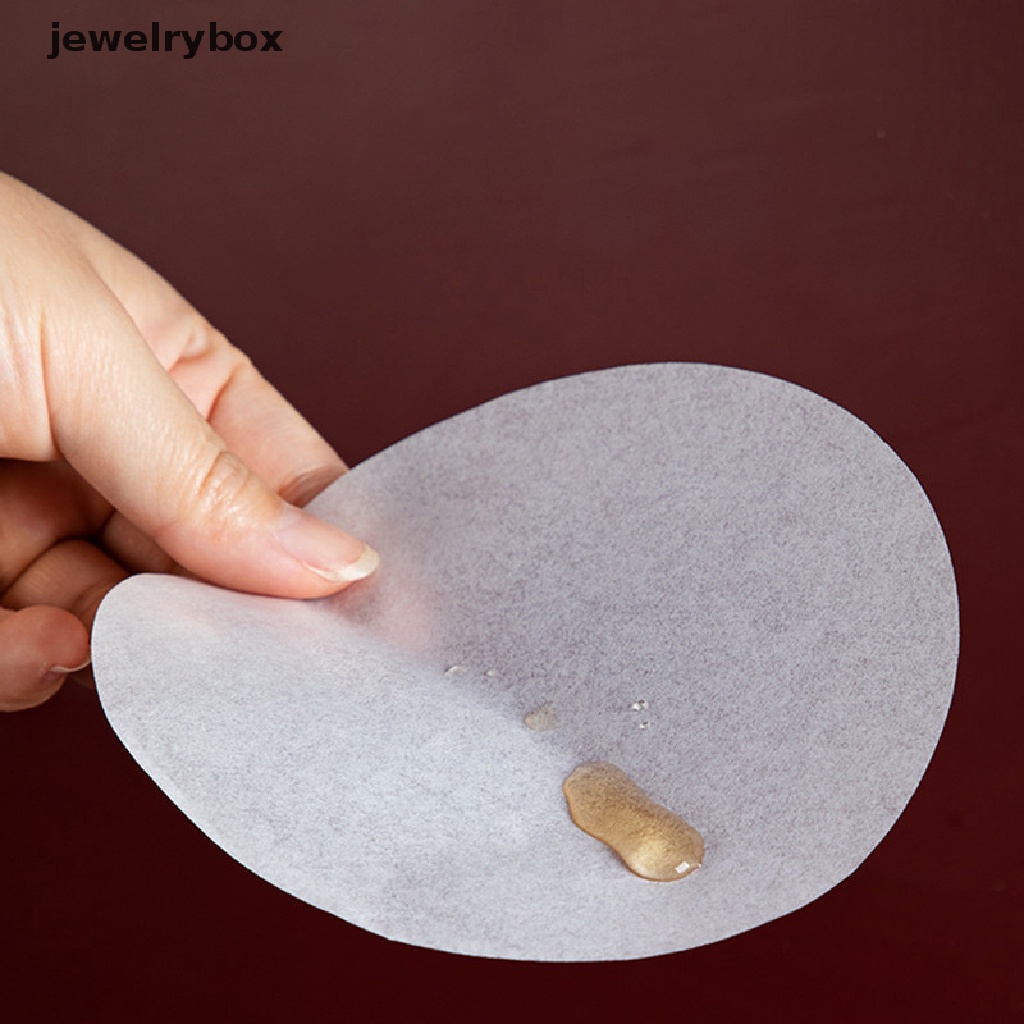 [jewelrybox] 50pcs 11 /12 /13 /14cm Bentuk Bulat Kertas Anti Bocor Films Paking Anti Tumpah Kopi Butik